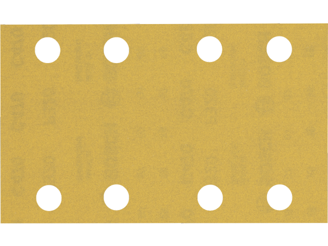 Brusni papir EXPERT Bosch z 8 luknjami za vibracijske brusilnike, Dimenzije: 80x133mm, Zrnatost: 320, 2608900884